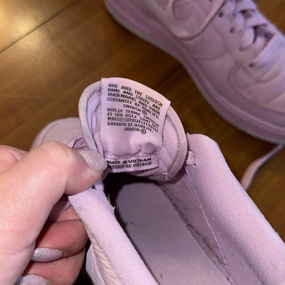 lilac/pink air force 1s - Picture 5 of 5